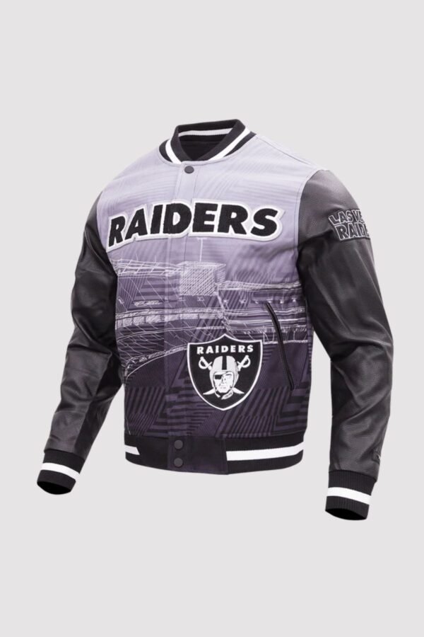Las Vegas Raiders Remix Varsity Jacket - Image 2