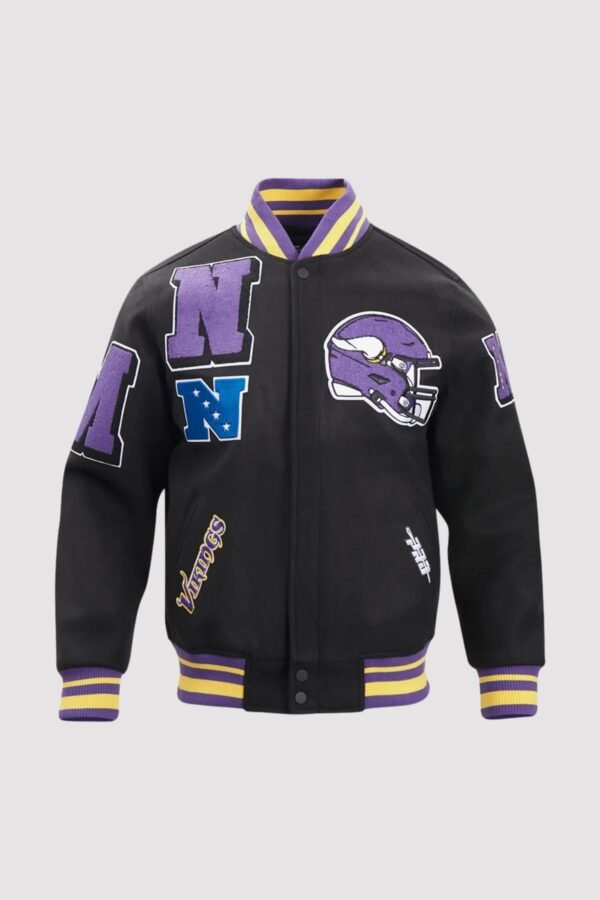 Minnesota Vikings Pro Standard Mashup Varsity Jacket