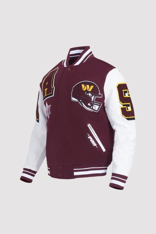 Washington Commanders Mashup Varsity Jacket - Image 2