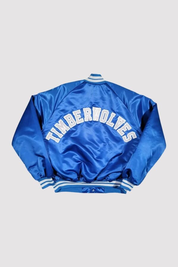 80’s Minnesota Timberwolves Blue Varsity Jacket