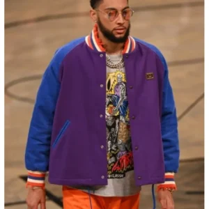 Ben Simmons NBA Brooklyn Nets Purple Bomber Jacket