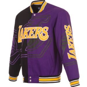 Los Angeles Lakers Purple and Black Jacket