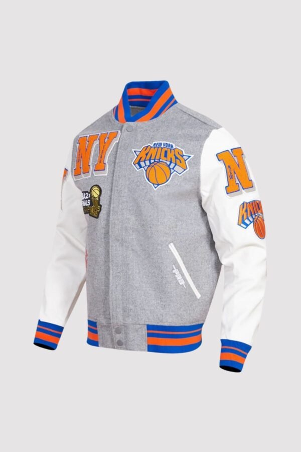 New York Knicks Mashup Varsity Jacket - Image 3