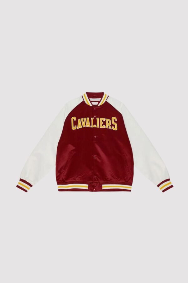 Cleveland Cavaliers Prime Time Satin Varsity Jacket
