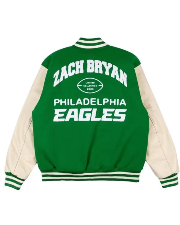 Zach Bryan x Eagles Letterman Jacket