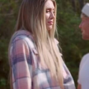 Welcome to Plathville Veronica Peters Pink/Blue Plaid Shacket
