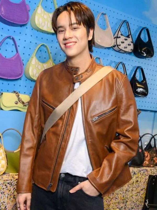 Nanon Coach Brown Leather Jacket