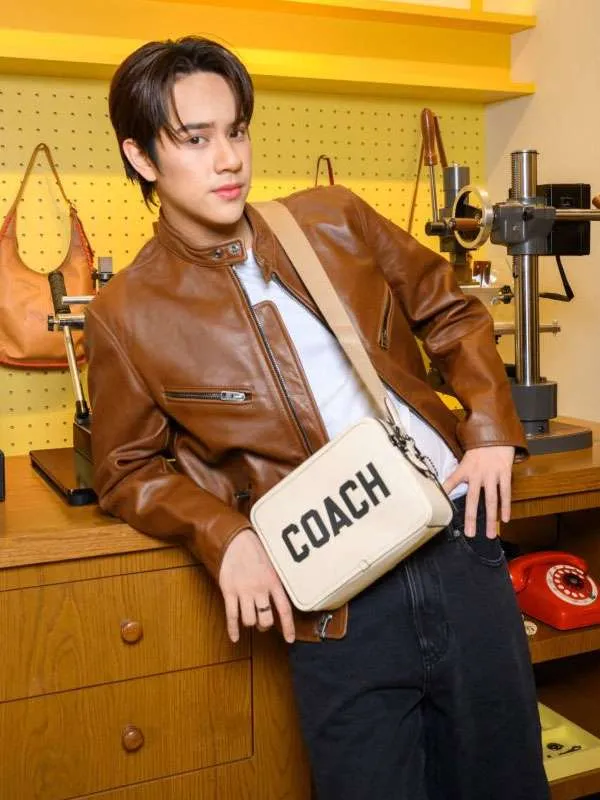Nanon Coach Brown Leather Jacket