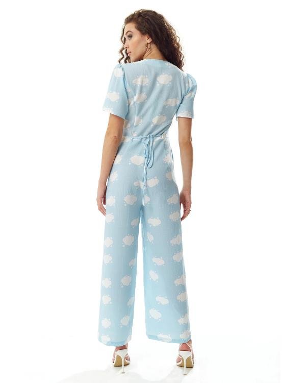 Loose Women 2025 Brenda Edwards Cloud Print Jumpsuit