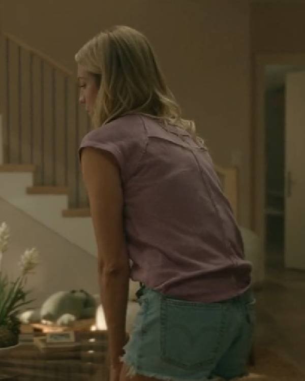 The Hunting Wives Brittany Snow Purple Top