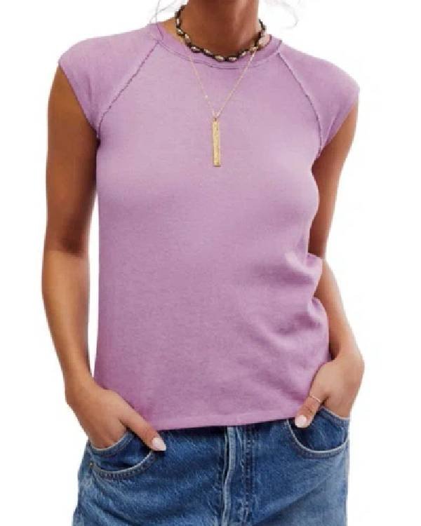 The Hunting Wives Brittany Snow Purple Top