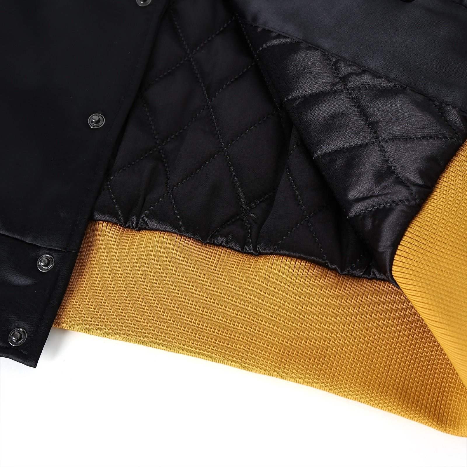 Alpha Black/Gold Bomber Jacket