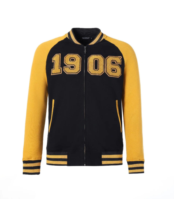 Alpha Phi Alpha 1906 Black Varsity Fleece Jacket - Image 3