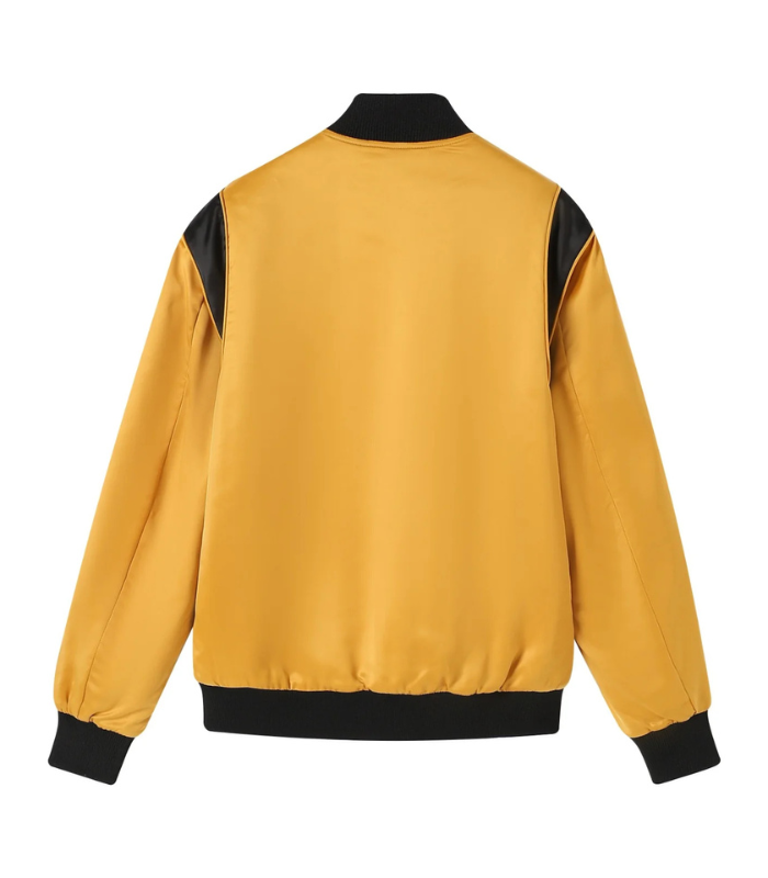 Alpha Phi Alpha Gold and Black Bomber Jacket