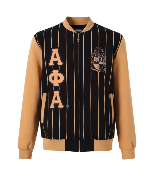 Alpha Phi Alpha Pinstripe Tech Track Jacket