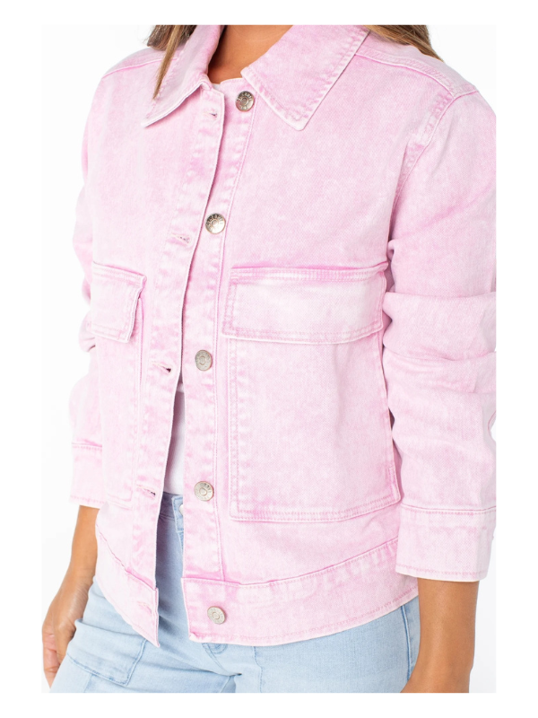 Celebrity Pink Oversize Denim Jacket