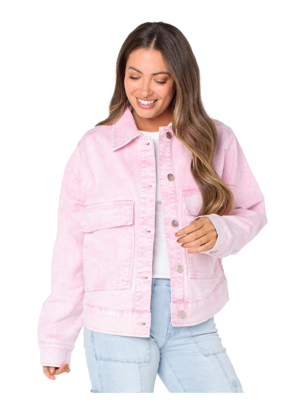 Celebrity Pink Oversize Denim Jacket