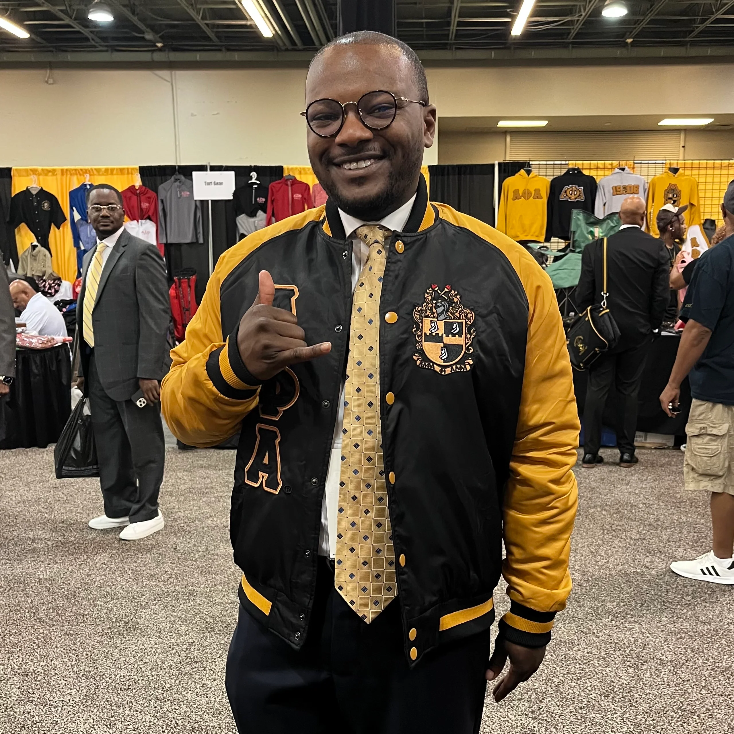 Discover the stylish Alpha Phi Alpha Bomber Jacket, perfect for showcasing your fraternity pride while staying warm and fashionable. Shop now!
