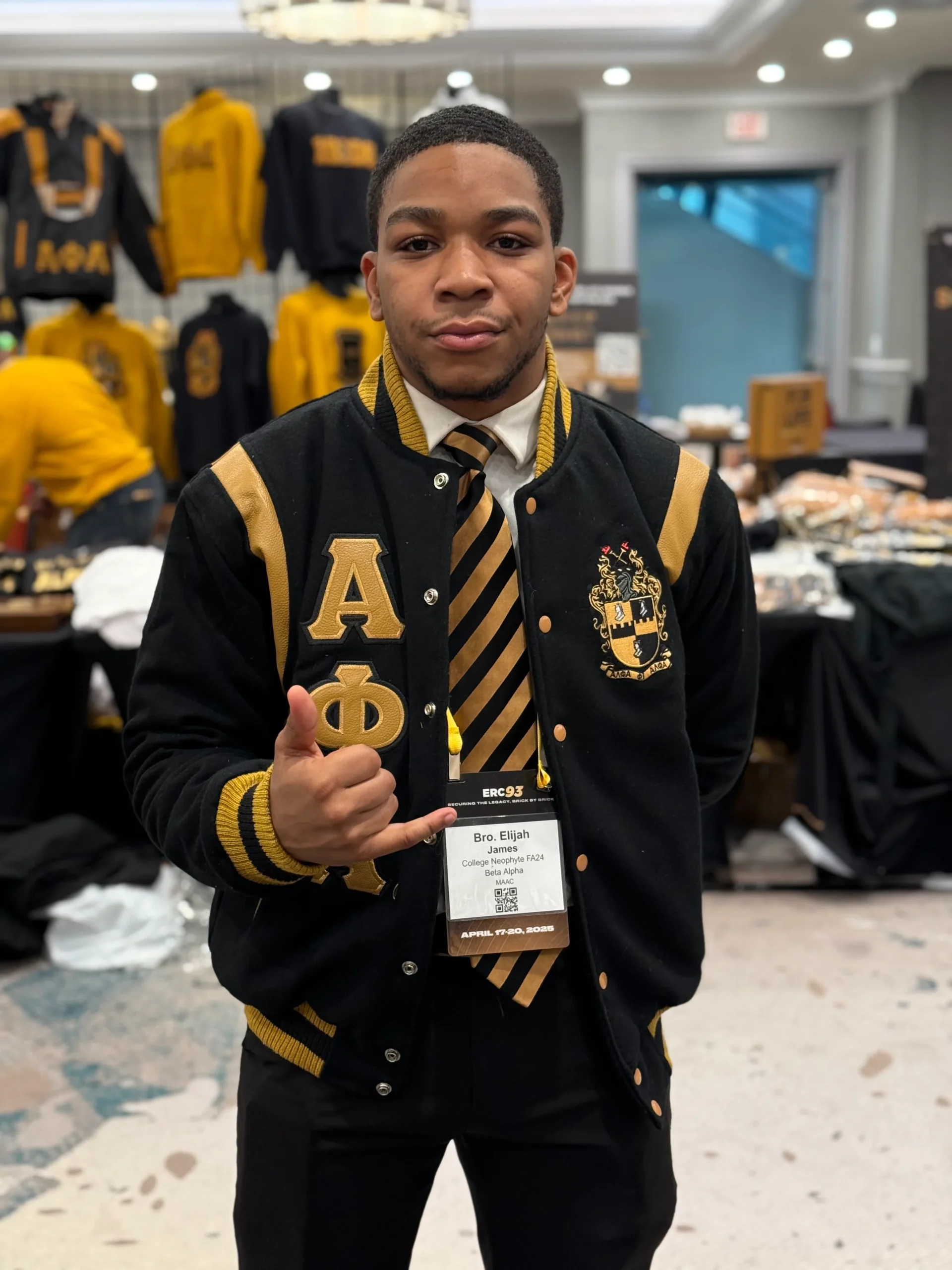 Alpha Phi Aplha Wool And Leather Letterman Jacket