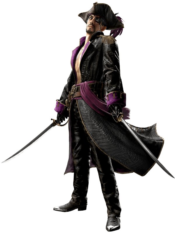 Goro Majima Like a Dragon Pirate Yakuza in Hawaii Costume Coat