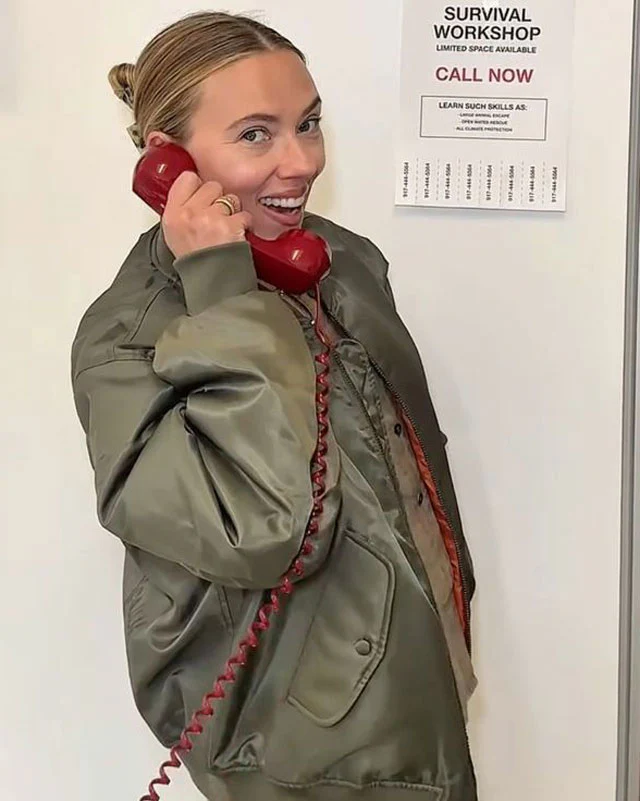 Jurassic World Rebirth Scarlett Johansson Bomber Jacket