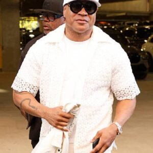 LL Cool J 2025 US Open Tennis Championships Crochet Shirt