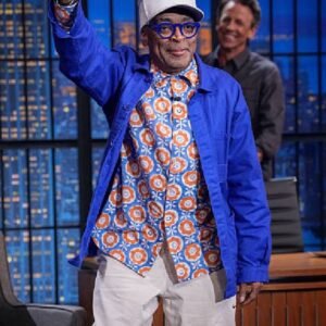 Late Night With Seth Meyers Spike Lee Floral Printed Shirt