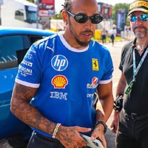 Lewis Hamilton Scuderia Ferrari Hp Team T-shirt