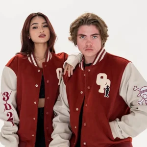 Special Edition One Piece Maroon Varsity Jacket