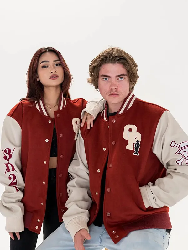 Special Edition One Piece Maroon Varsity Jacket