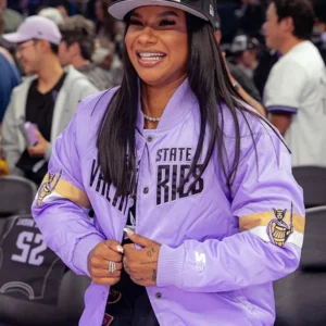 Golden State Valkyries Jordan Chiles Varsity Jacket