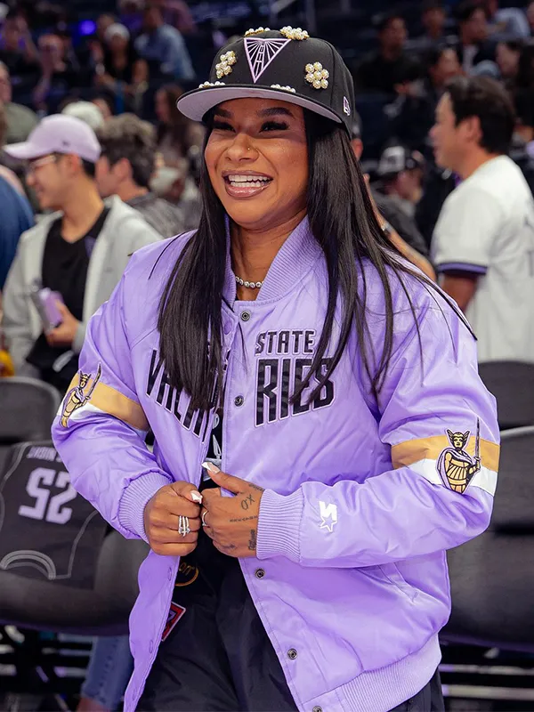 Golden State Valkyries Jordan Chiles Varsity Jacket