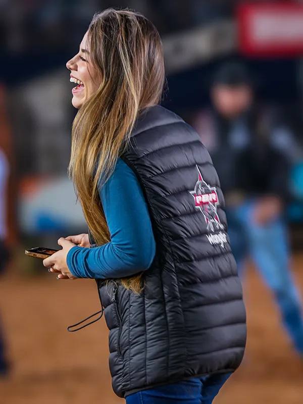 PBR 2025 Barbara Storani Black Puffer Vest