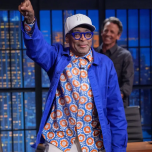 Spike Lee Late Night With Seth Meyers S12 Blue Jacket