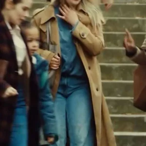 Emily Atack The Rumour 2025 Brown Coat