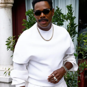Embrace casual elegance with Colman Domingo's sweatshirt from the 82nd Venice Film Festival. Perfect for any occasion, this piece is a wardrobe essential!