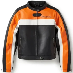 Harley-Davidson Essential Moto-Blocked Leather Jacket