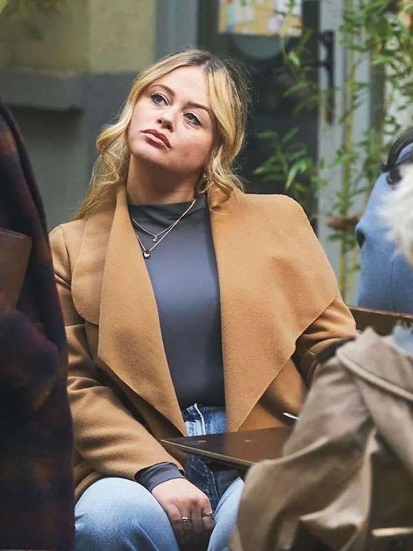 Debbie The Rumour Brown Wool Coat