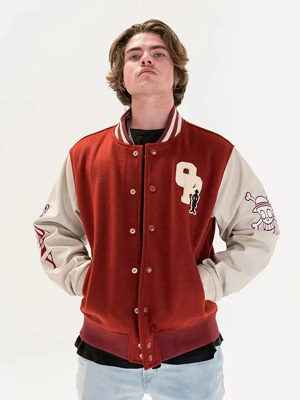 Special Edition One Piece Maroon Varsity Jacket