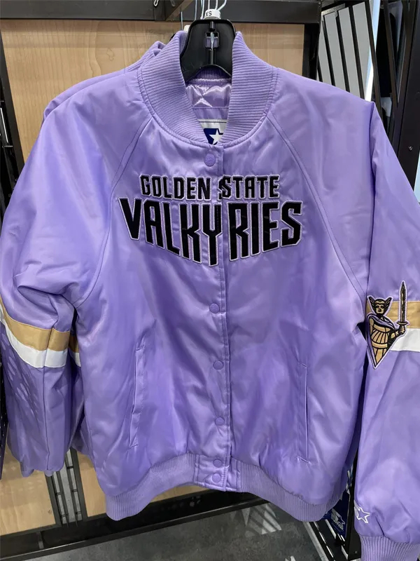 Golden State Valkyries Jordan Chiles Varsity Jacket