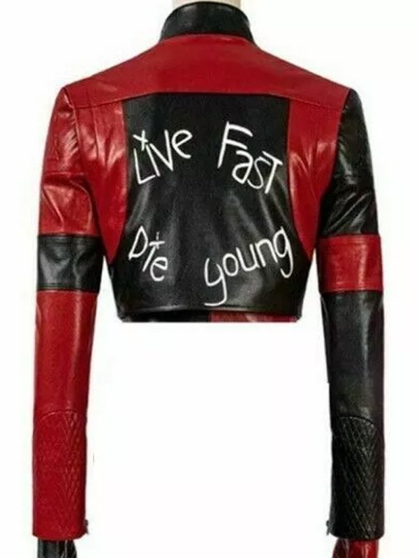Harley Quinn Suicide Squad Kill The Justice League Crop Jacket