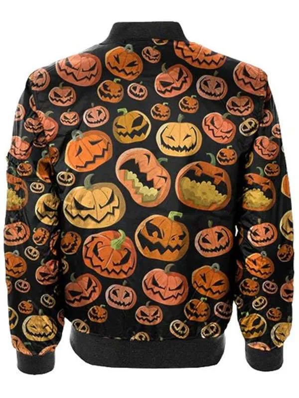 Black Bomber Pumpkin Jacket
