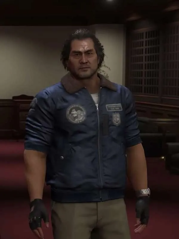 Kouichi Adachi Like a Dragon Infinite Wealth 2024 Blue Jacket