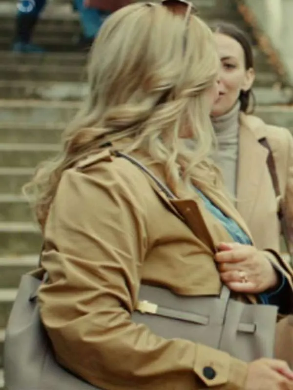 Emily Atack The Rumour 2025 Brown Coat