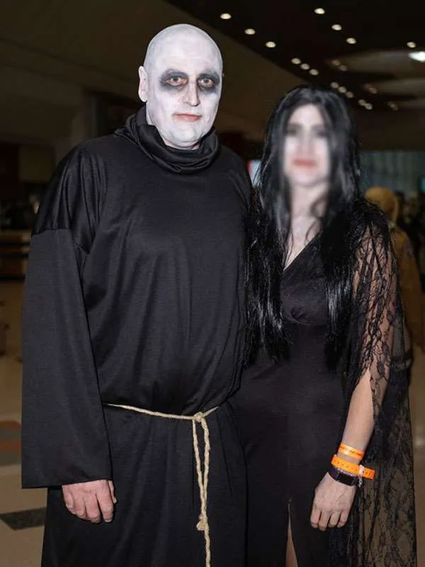 Addams Family Uncle Fester Costume