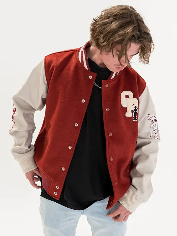 Special Edition One Piece Maroon Varsity Jacket