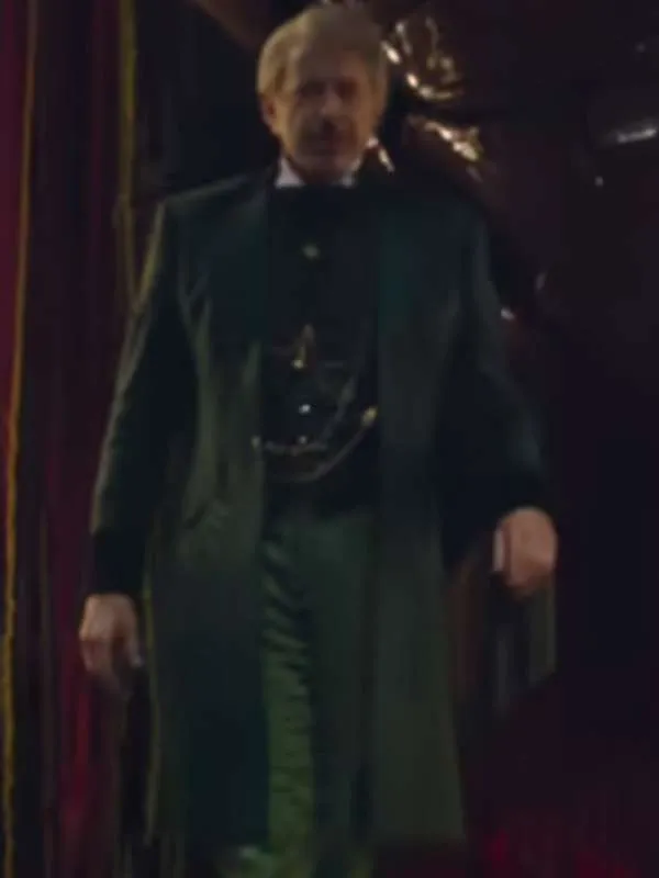 Jeff Goldblum Wicked 2024 Green Coat