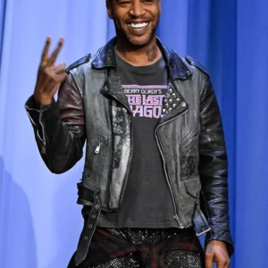 Kid Cudi The Tonight Show S12 Biker Leather Jacket