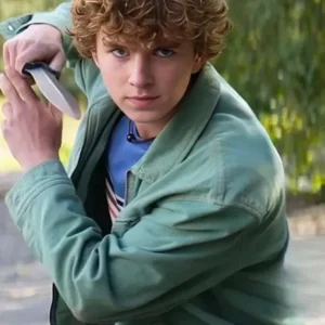 Percy Jackson and the Olympians Walker Scobell Green Jacket