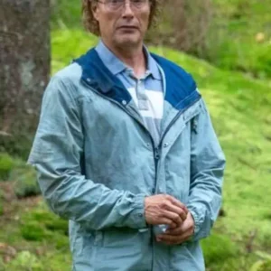 Mads Mikkelsen The Last Viking Blue Jacket